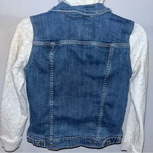 LEVI’S Women’s Hybrid Denim Hooded Trucker Jacket XS thumbnail 7