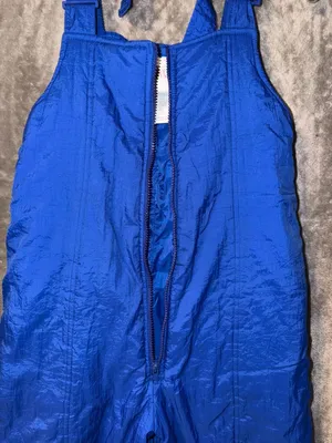 Windy Trail by Weather Tamer Royal Blue Snow Bib Overalls Size L thumbnail 2