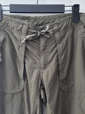The North Face Womens Green Roll Up Hiking Cargo Pants Size 8 Nylon‎ Gorpcore thumbnail 2