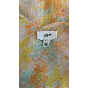 Aerie Sheer Neon Chiffon Cape thumbnail 3