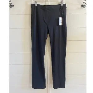 Yogipace Womens‎ Black Straight Leg Dress Pants 4-Way Stretch Workleisure L New thumbnail 2