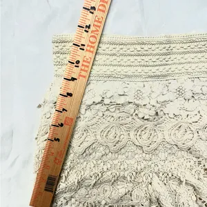 NWOT Rebellion Intricate Crochet Lace High-Waist Shorts, Boho Chic Women Med. thumbnail 3