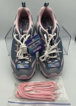 Skechers D'Lites Women Navy Pink Running Walking Sneakers Women’s 8 SN 11955 New thumbnail 1