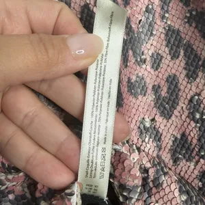 NWT Free People Pink Cheetah‎ Sequin Mini Skirt 2 Edgy Festival Glam Night Out thumbnail 8