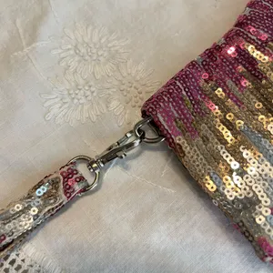 Sequined Clutch Wristlet Pink Silver Gold Prom Wedding Taylor Swift Era’s Tour thumbnail 3