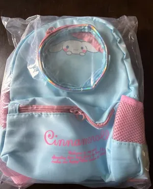 Sanrio Cinnamoroll Backpack Rucksack School Bag Light Blue Donuts White Puppy thumbnail 1