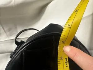 T419. Vintage Maxx New York Black Leather Bucket Bag thumbnail 4