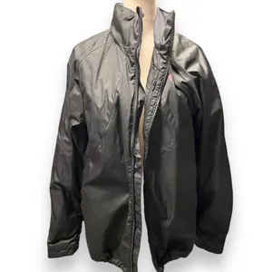 Adidas Womens Windbreaker Weatherproof Jacket Fleece Lined Large thumbnail 2