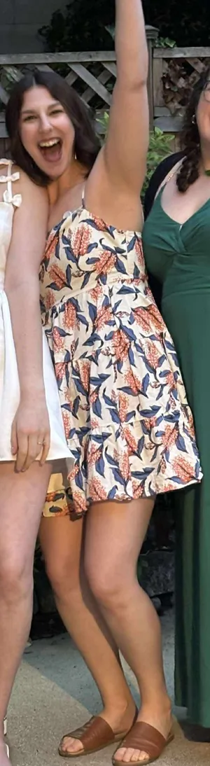Boutique floral printed mini sundress thumbnail 4