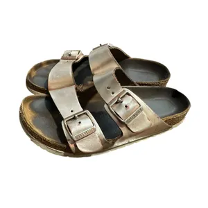 BIRKENSTOCK Arizona Rose Gold 2 Strap Sandals Size‎ 36 US 5 Slip On Boho #S57-1 thumbnail 4