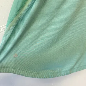 Lululemon Wild Tank Top Mint Green Strappy Criss Cross‎ Back Mesh Size 4 thumbnail 6
