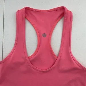 Lululemon‎ Size 2 Cool Racerback Tank Top Pink Flash Light Tone Reversible Luon thumbnail 6