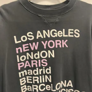 Anine Bing City Love Sweatshirt Charcoal Size M thumbnail 5