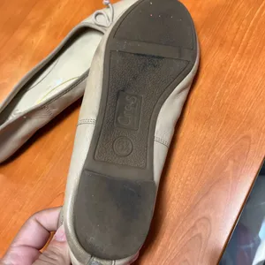Sam‎ Edelman Circus Taupe Beige Leather Ballet Flats – Size 6.5 thumbnail 3