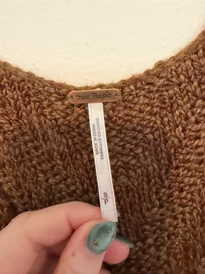 Free People Womens Chevron Sweater Tank Top thumbnail 3