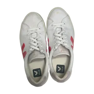 VEJA Campo Canvas Sneakers Shoes Womens 8 White Pink Lace Up Tennis Preppy thumbnail 10