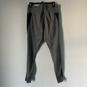 NFL Team Apparel New England Patriots leggings grey with blue side size xl thumbnail 2