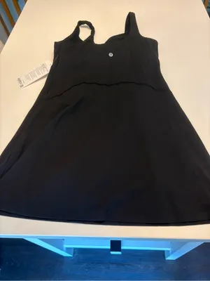 NWT Lululemon align dress black updated sleek liner currently available size 8 thumbnail 5