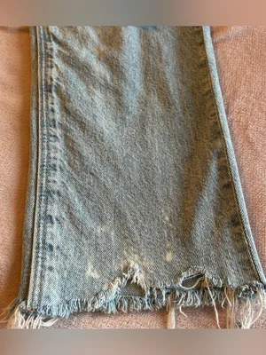 American Eagle Strigid light wash high rise straight fit distressed jeans 14 thumbnail 11