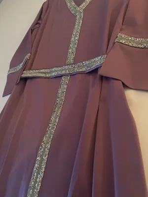 NWOT Stunning Lavender Formal Kaftan with Matching Belt Size S thumbnail 8