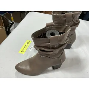 Womans Excellent White Mountain Smile Pull On Slouchy Ankle Boots 9 M Brown thumbnail 2
