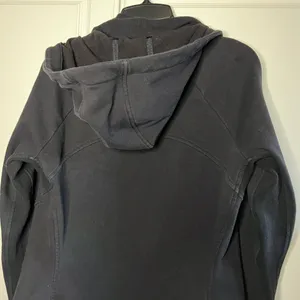 Athleta Triumph Hoodie Black Size Large Fleece Lined Full Zip thumbnail 12