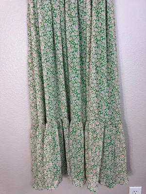 Bardot Fauna Midi Dress in Green Floral Cold Shoulder size Small US 4 $149 thumbnail 11