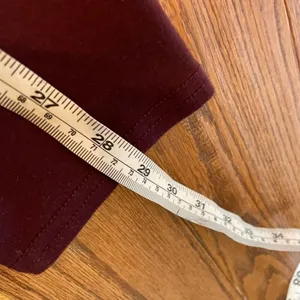 Aerie burgundy high rise leggings medium long thumbnail 4