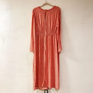 Mori Lee Nobody’s Child Maternity Tula Midi Dress in Saffy Squiggle Pink Size 14 NEW thumbnail 3