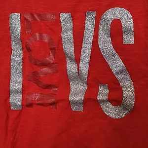PINK - Victoria's Secret red I love tank top sz Medium thumbnail 2