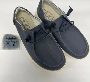 Hey Dude Wendy Chambray Navy White‎ Women’s Sz 6 thumbnail 1