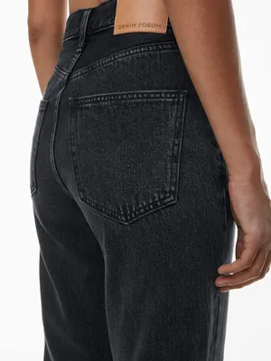 Aritzia Denim Forum Joni High Rise Loose Jeans Size 29 X 32L thumbnail 7