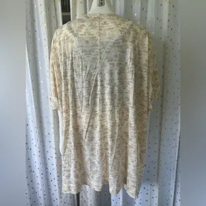 Panhandle NWOT Women's Embroidered Aztec BOHO Duster Kimono Style Cardigan L XL thumbnail 5