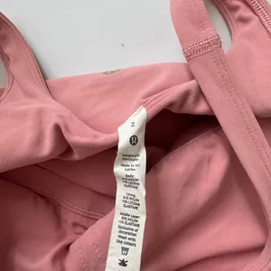 Lululemon Align Tank Pink Puff Cropped Strappy Nulu Fabric Size XS / 2 W1CW8S thumbnail 3