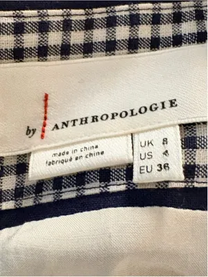 Anthropologie Camelia Gingham Dress Women’s Size 4 thumbnail 4