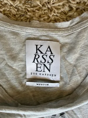 Zoe Karssen “Stay Classy” Gray Tee Size Medium thumbnail 2