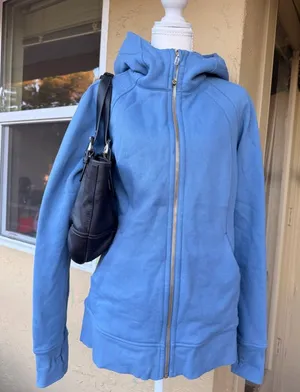lululemon athletica Blue Jacket With a gold zipper thumbnail 1