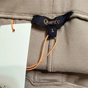 Quince Ultra-Stretch Ponte Straight Leg Pants Morel Grey Large LB111536-DKBIZ01 thumbnail 6