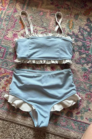 Shein Bikini Blue Set thumbnail 1