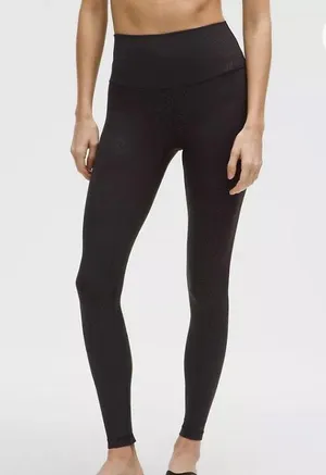 Lululemon Black High Rise Align Workout Sport Athletic Leggings Pants 6 thumbnail 1