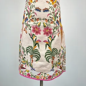NWOT FARM Rio Linen Convertible 2‑in‑1 Dress Detachable Top & Skirt set Sz M thumbnail 5
