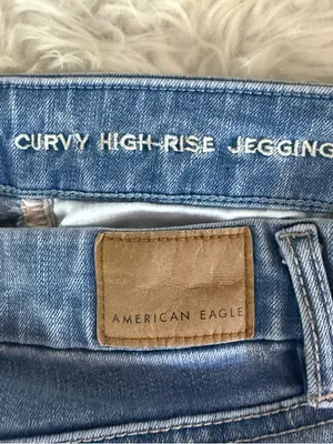 American Eagle Curvy High Rise Jegging Dream Stretch 8 Long thumbnail 5