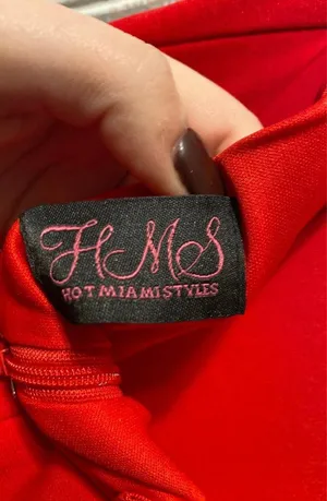Hot Miami Styles Red Dress thumbnail 5