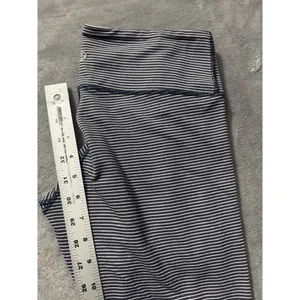 Lululemon Women's‎ Wunder Under Pant Super Stripe Cadet Blue White Size 6 thumbnail 8