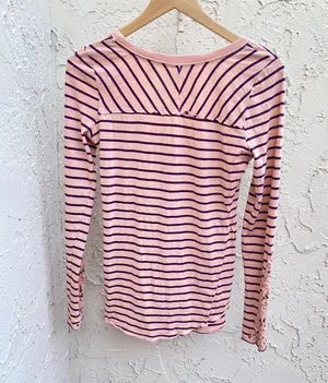Free People Long sleeve Striped top Size L thumbnail 2