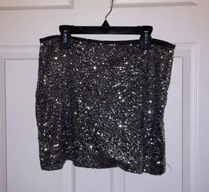 Express sequin skirt thumbnail 1
