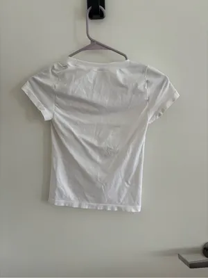 Aritzia Seamless White Top thumbnail 4