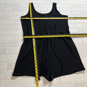 Abercrombie & Fitch Romper Womens‎ XLT Black Elastic Drawstring Waist Shorts A&F thumbnail 2