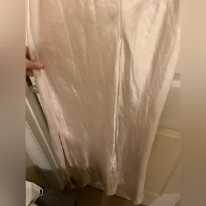 So Long Midi Dress Champagne strapless satin Hello Molly M formal spring wedding thumbnail 3