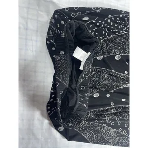Stunning Geometric Abstract Print Midi Skirt - Black & White thumbnail 6